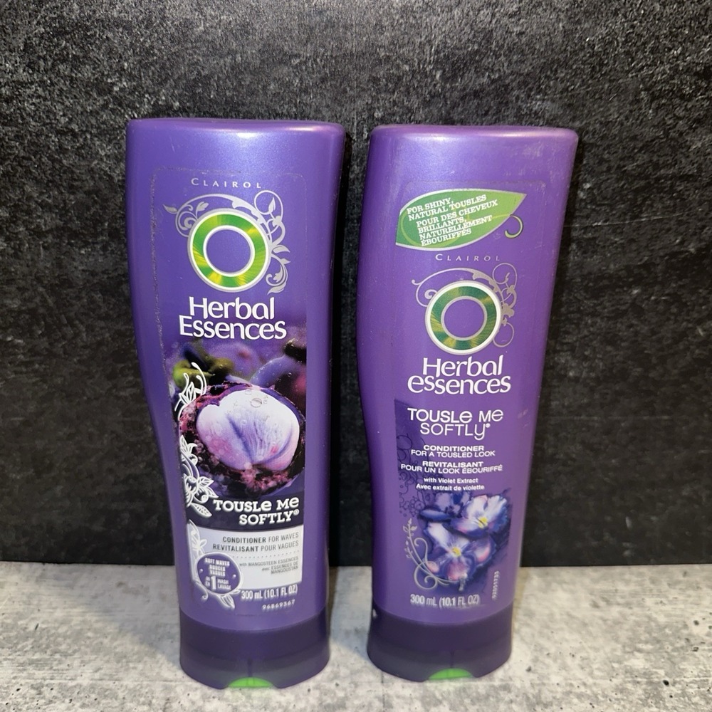 Lot of 2- Herbal Essences Tousle Me Softly Conditioner 10.1 Oz. HTF Clairol